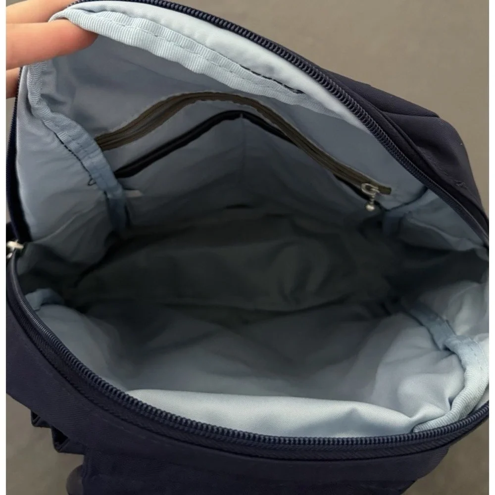 Baggallini All Day Backpack  Blue Top Handle RFID-Blocking Adjustable Straps